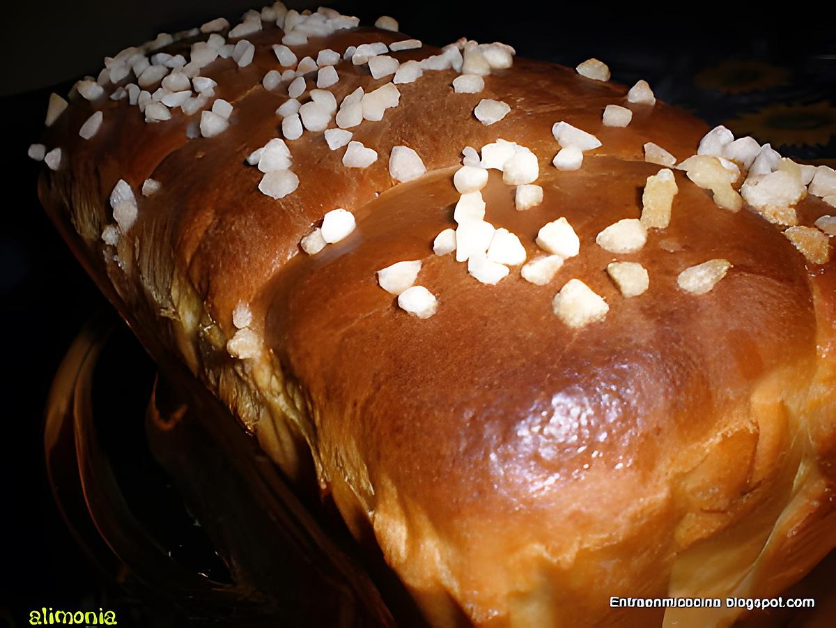 recette BRIOCHE AU SUCRE