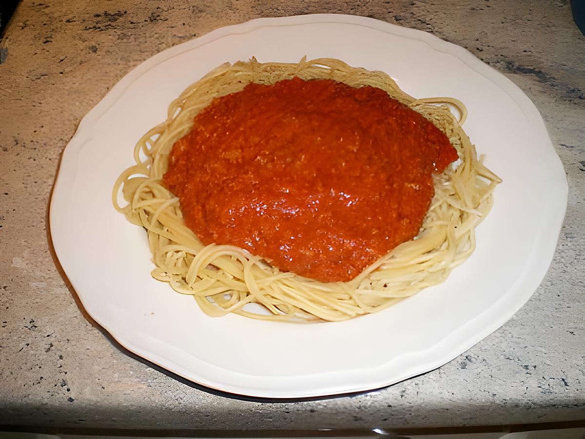 recette SPAGHETTI AU THON