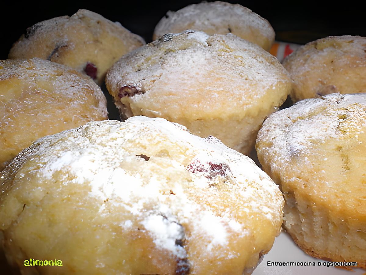 recette MUFFINS AUX CANNEBERGES