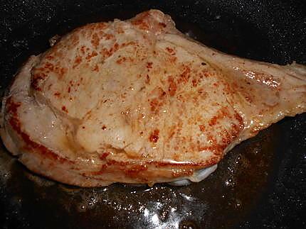 recette Cote de veau aux trompettes de la mort