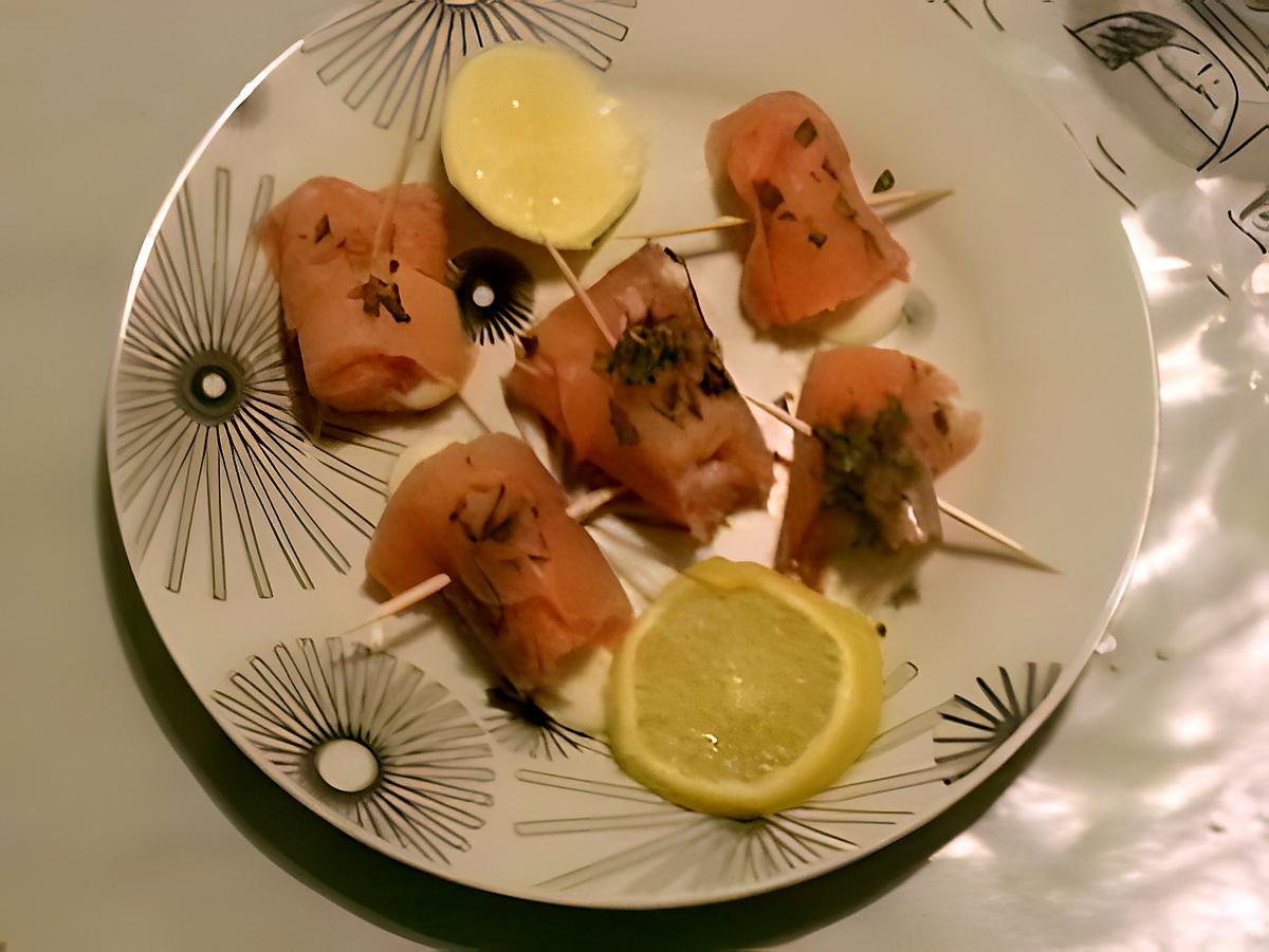 recette roulet de saumon au boursin