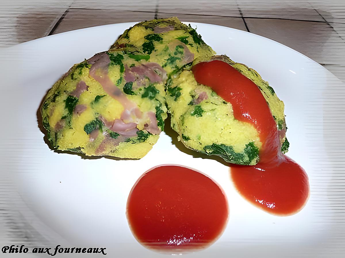 recette Palet de polenta au jambon cru