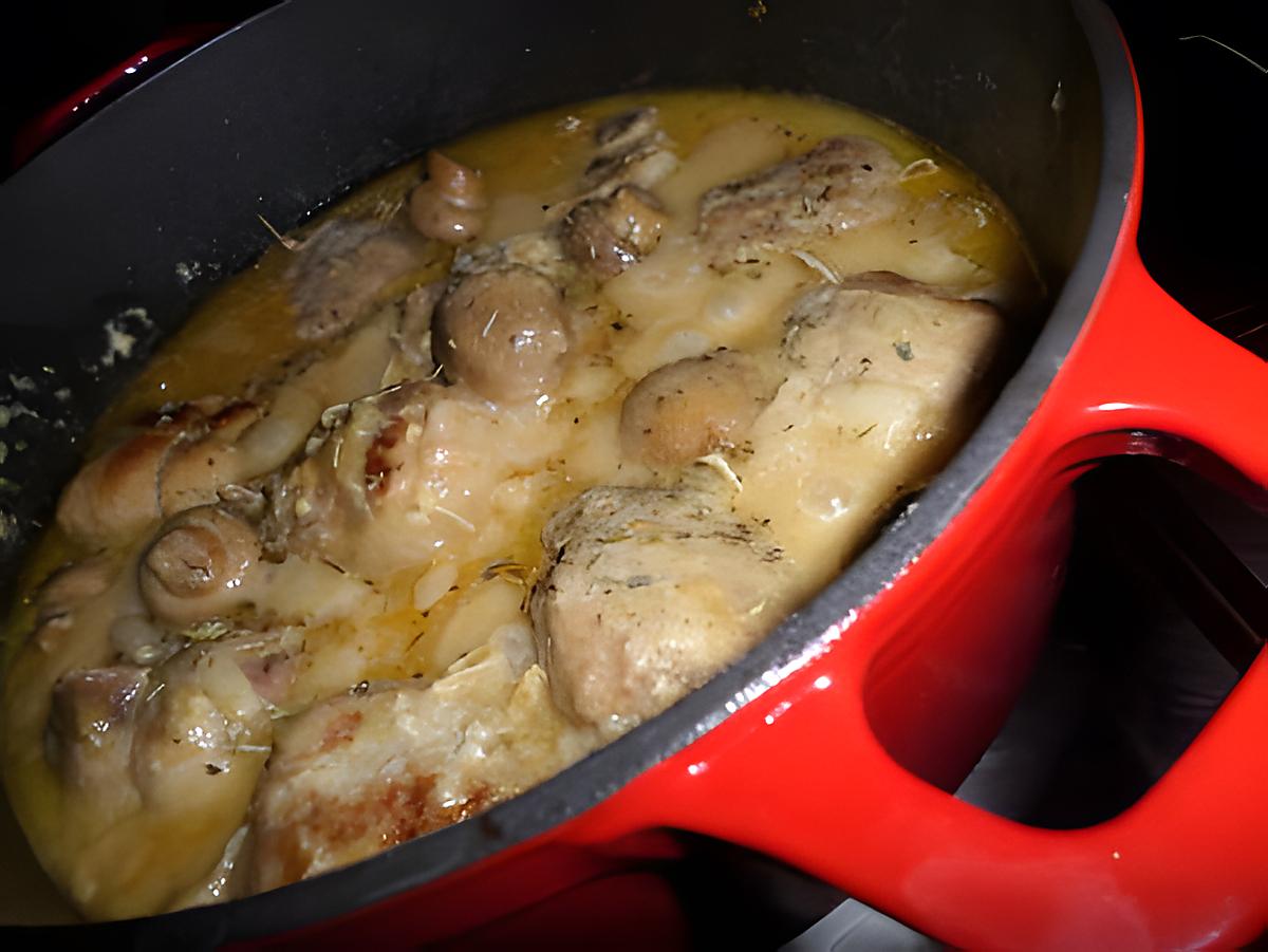 recette Paupiettes de porc sauce au lait