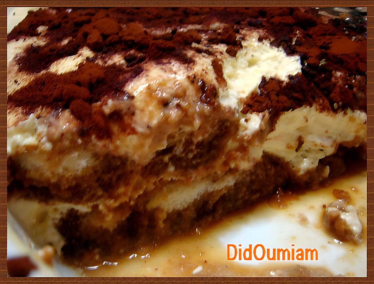 recette Délicieux tiramisu