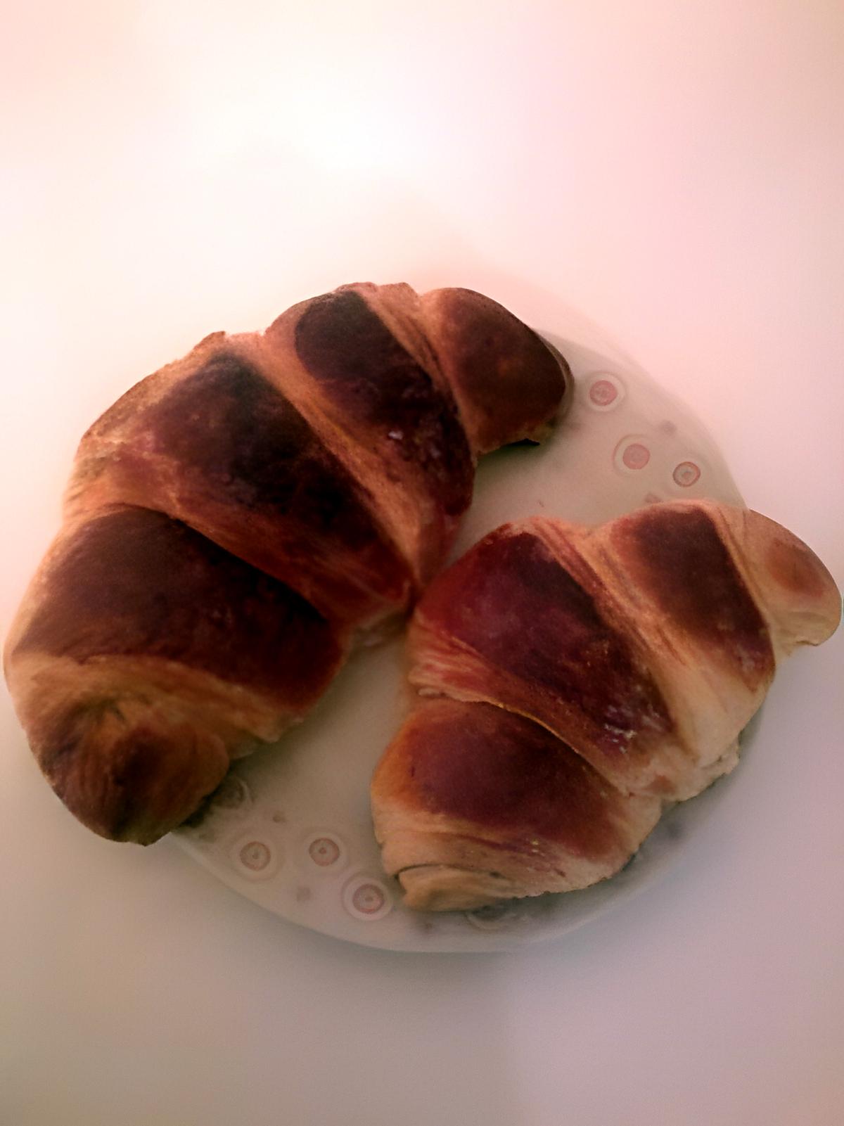 recette Croissant au beurre