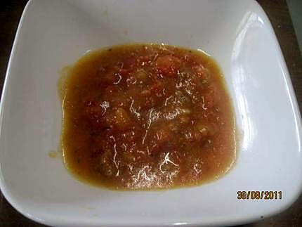 recette Blettes à la sauce tomates cuisinées et gratinées.