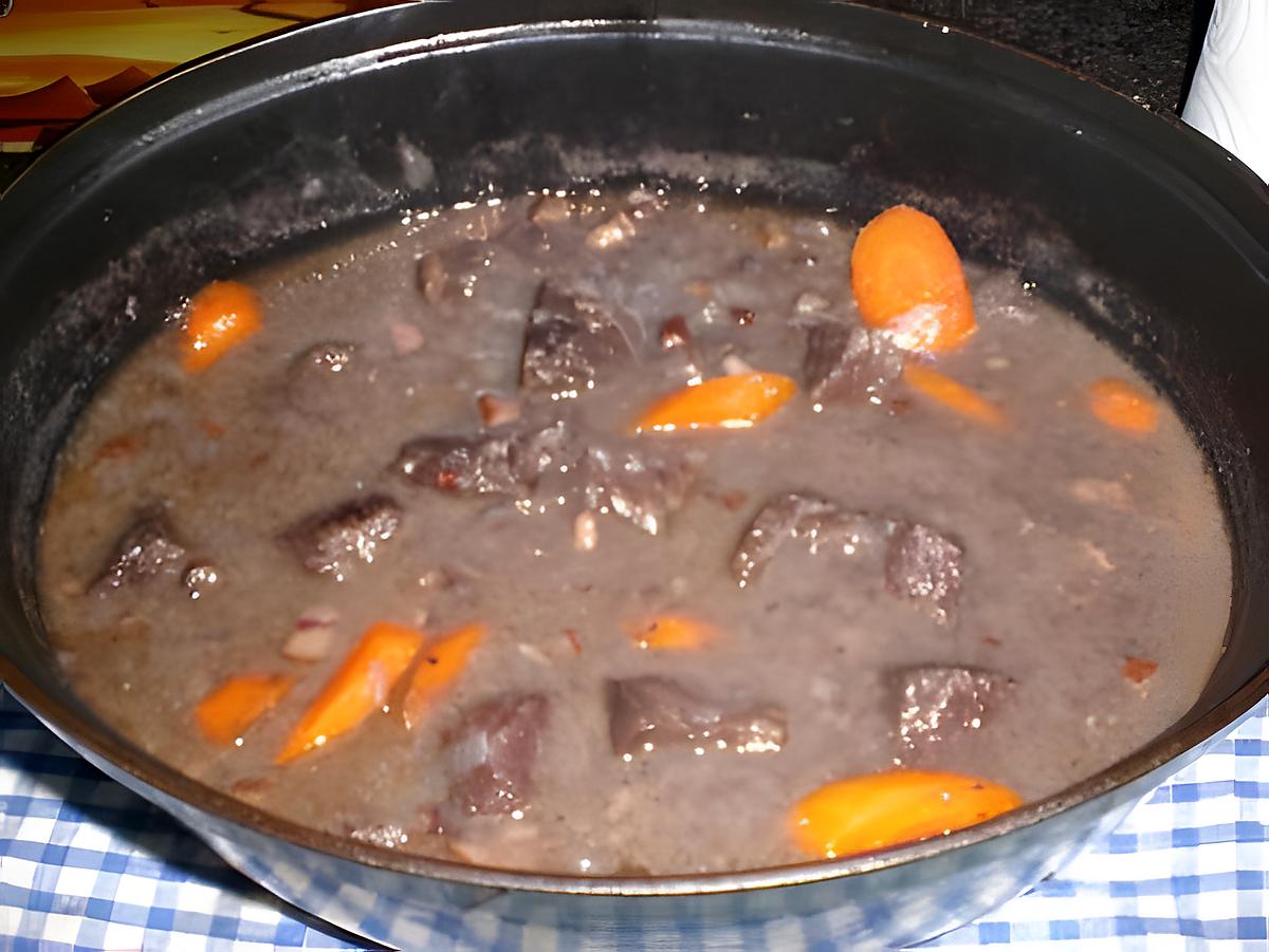 recette Braisé de boeuf aux oignons rouges