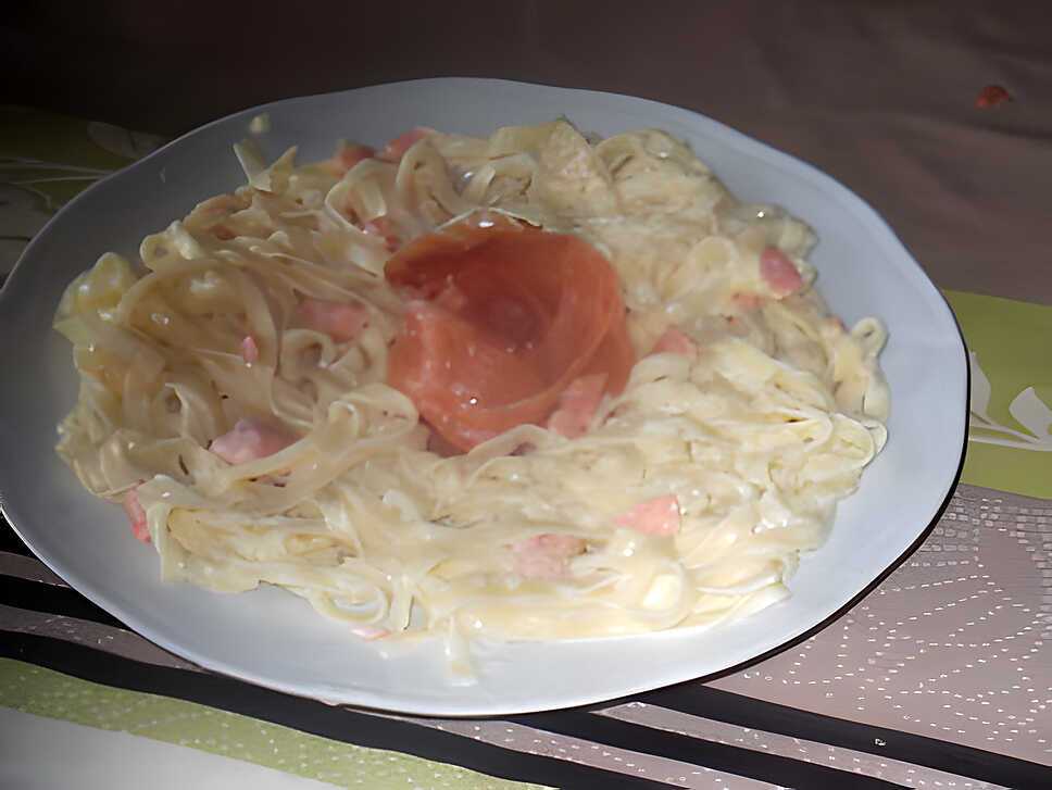 recette pates au saumon