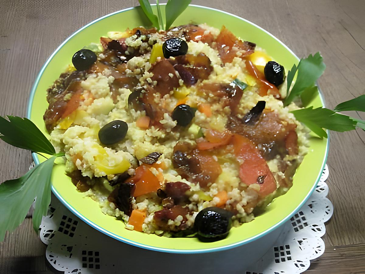 recette Fatal boulgour aux légumes.