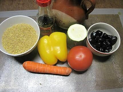 recette Fatal boulgour aux légumes.