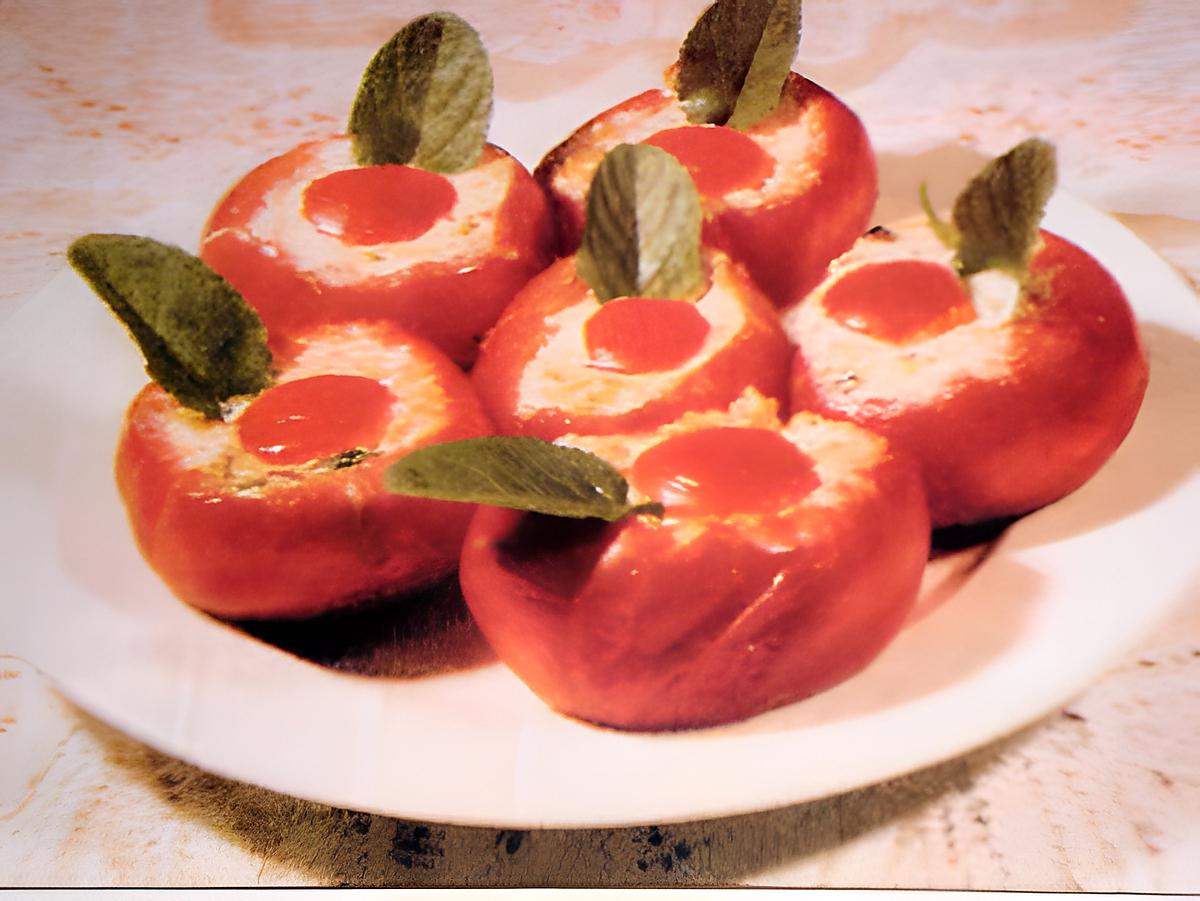 recette Tomates farcies aux oeufs
