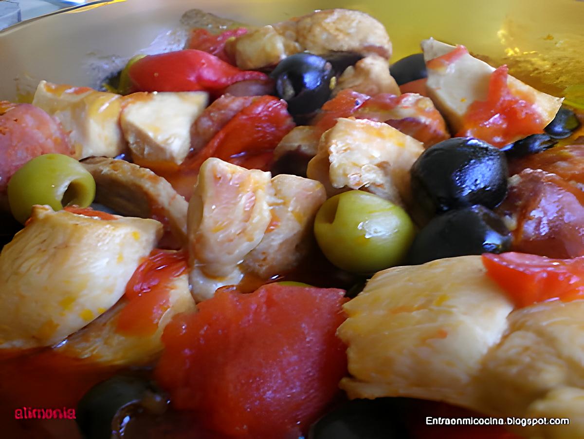 recette PORC AUX 2 OLIVES