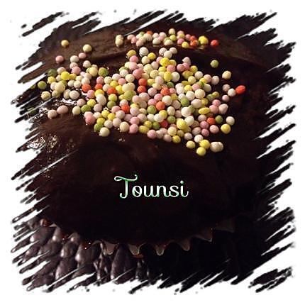 recette Cupcake au chocolat glacage chocolat noir