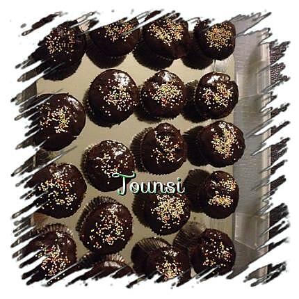 recette Cupcake au chocolat glacage chocolat noir