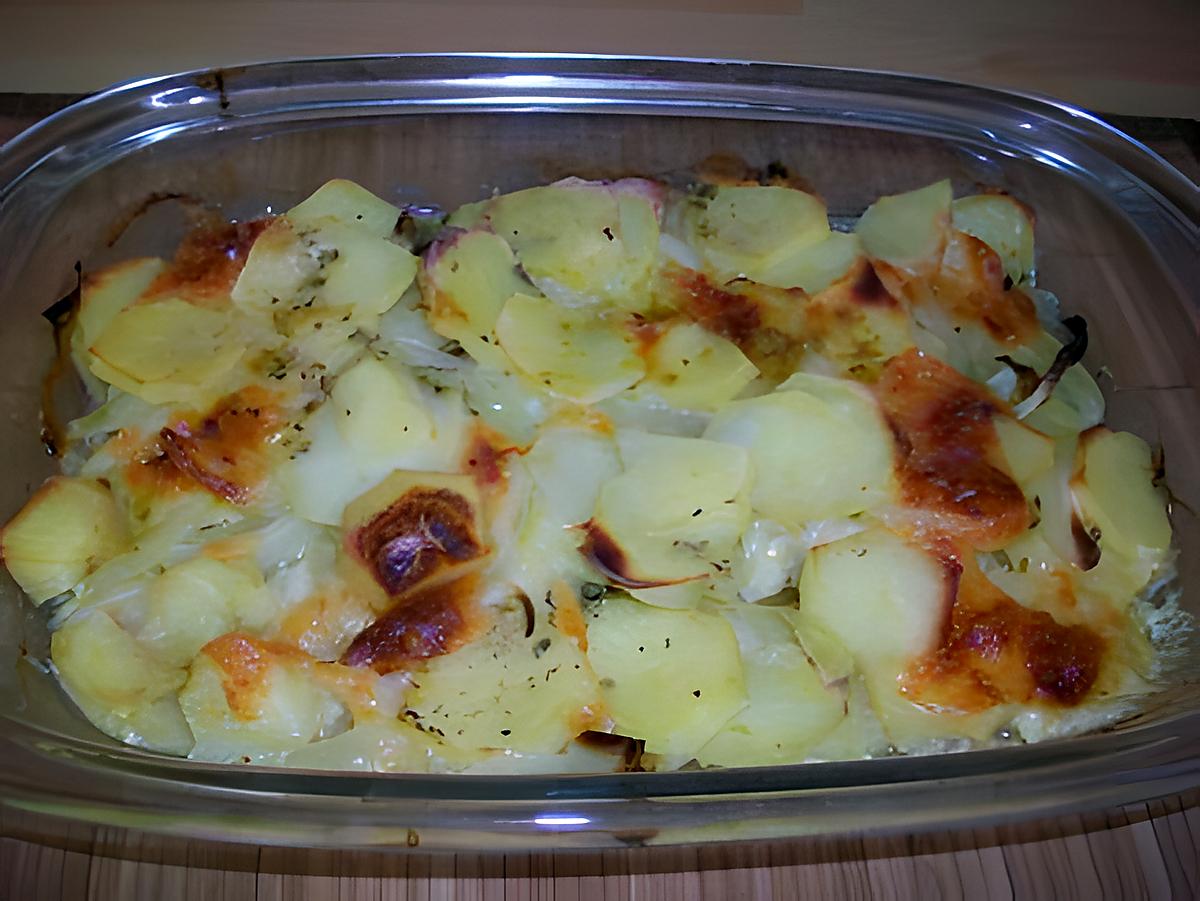 recette gratin pommes de terre-mozzarella