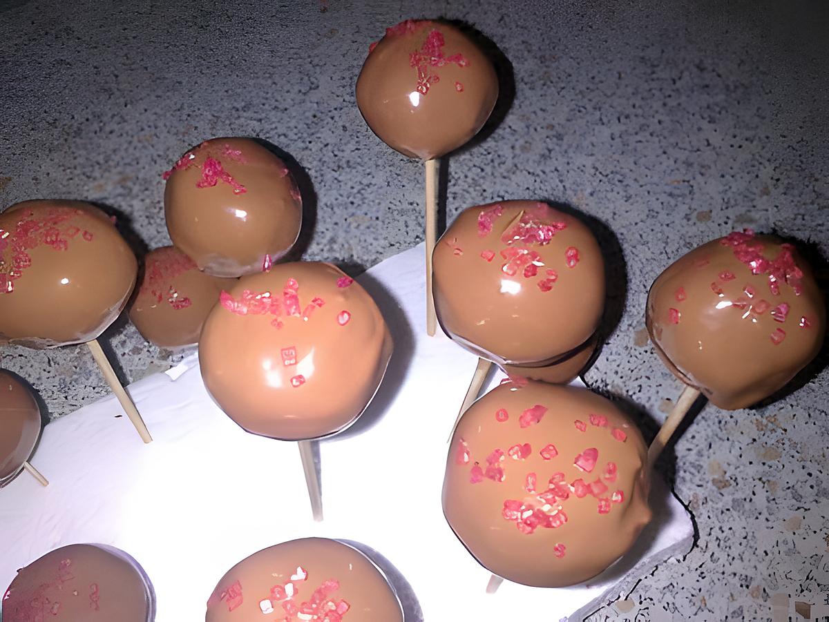 recette ~ Cake pops au chocolat au lait ~