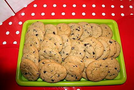 recette COOKIES MOELLEUX  (une cinquantaine)