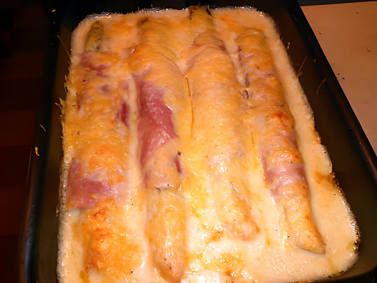 recette Poireaux gratinés au jambon