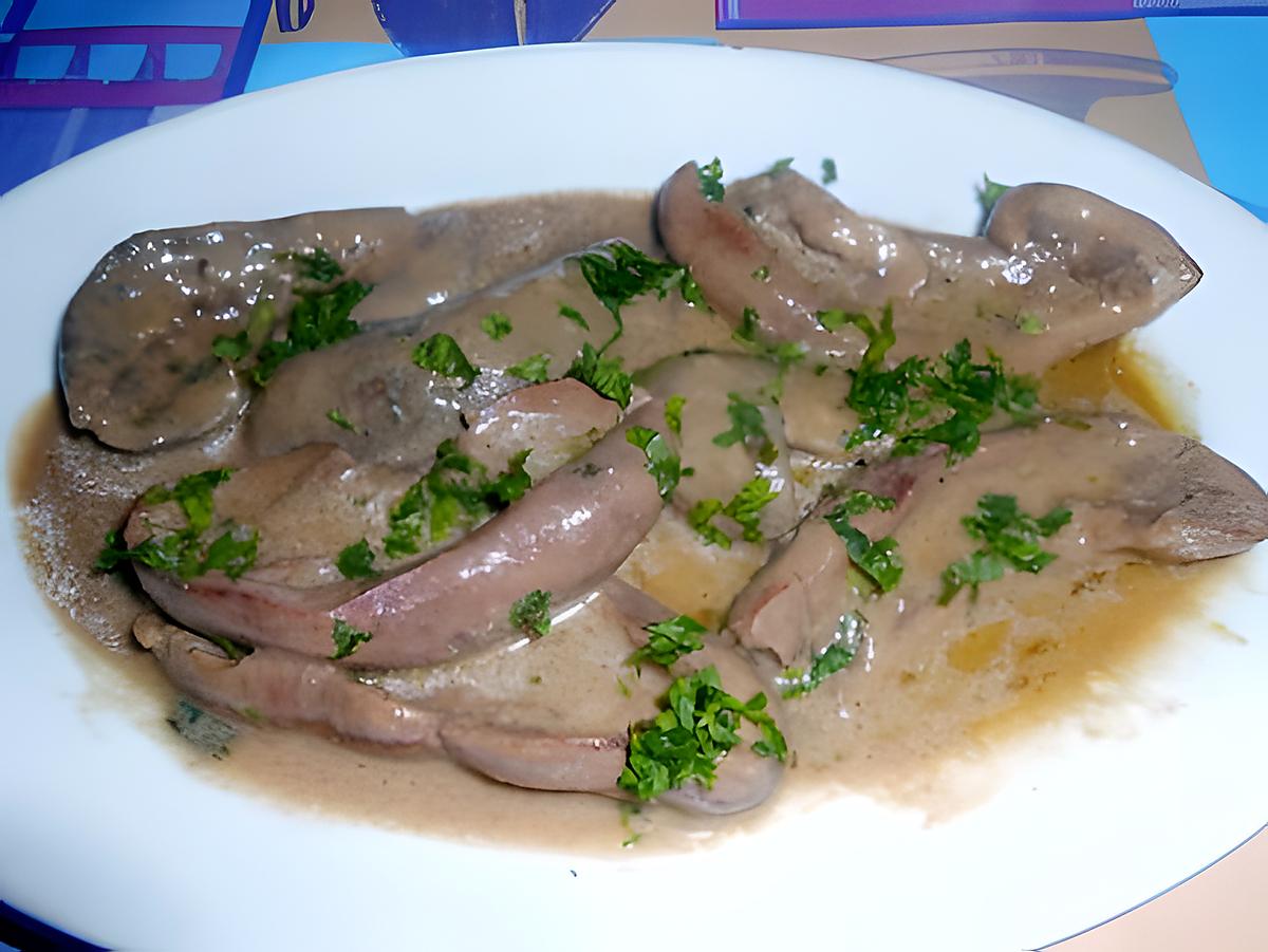 recette ROGNONS  DE  PORC  SAUCE  MARSALA