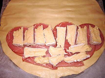 recette Chausson au bacon et au camembert