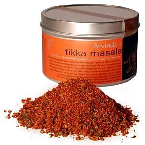 recette Sauté de veau aux champignons. sauce Tikka Masala.