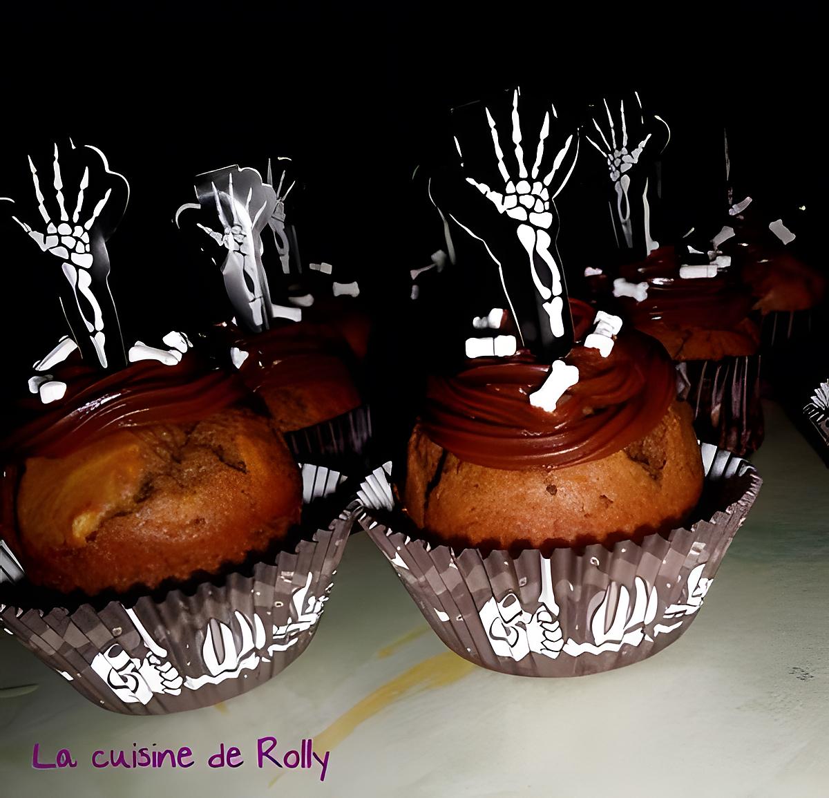 recette Cupcakes d'Halloween au chocolat