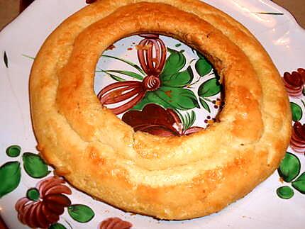 recette Couronne à la creme patissiére