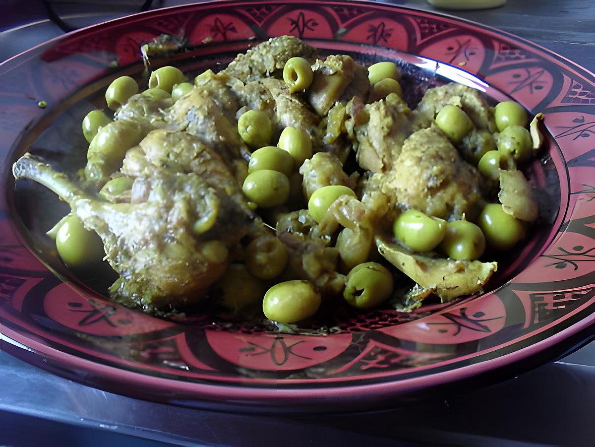 recette Poulet aux olives