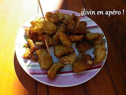 recette "la belle déguenillée" coulemelle panée pour l'apéritif