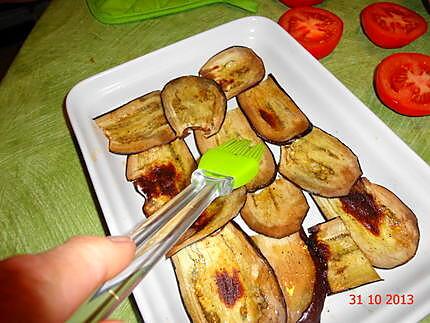 recette tomates aubergines mozzarella