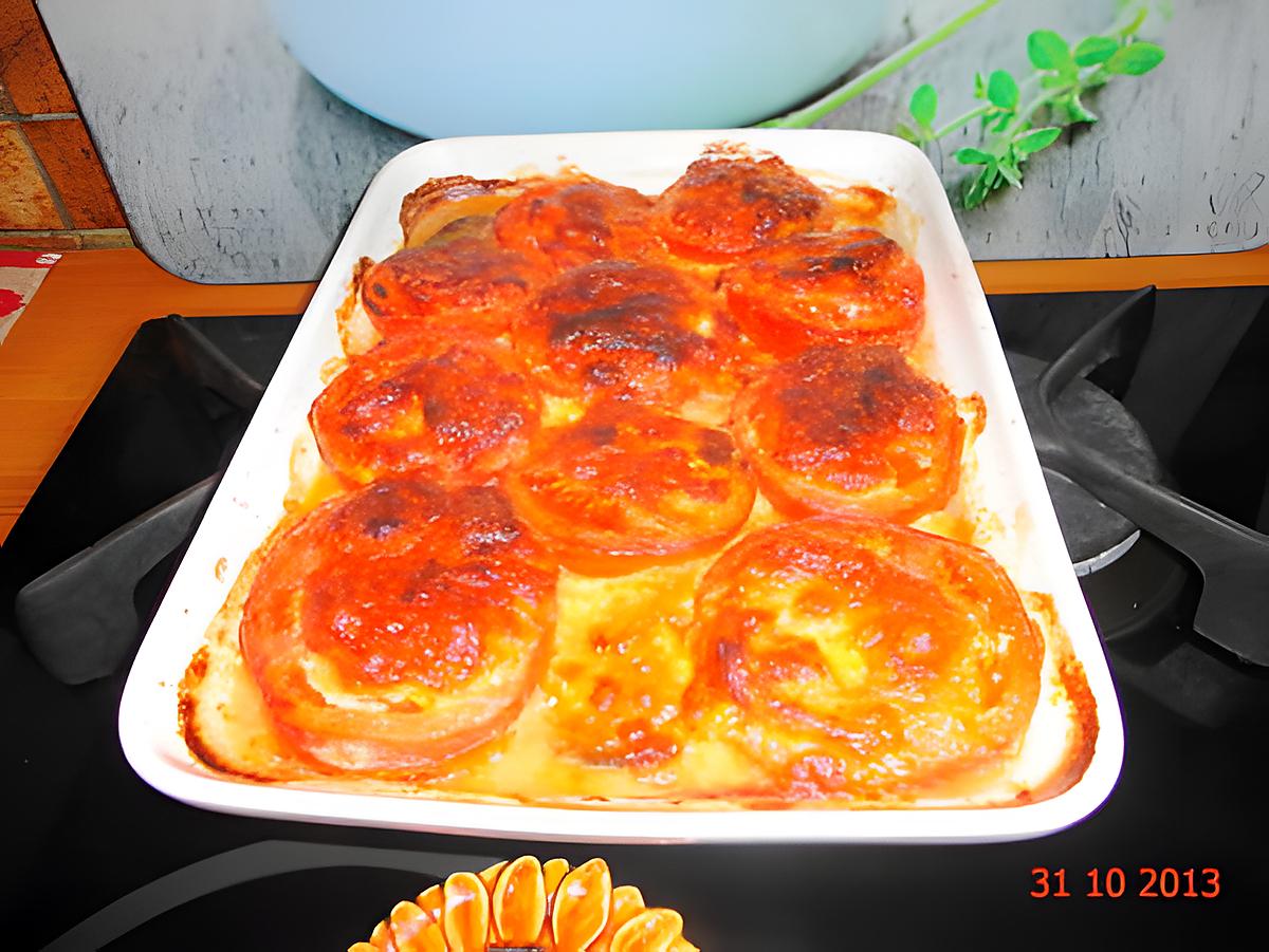 recette tomates aubergines mozzarella