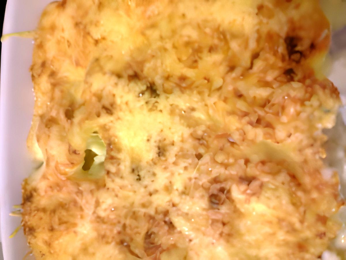 recette Gratin de chou-fleur et saucisse grillée....( Magazine Gourmand)