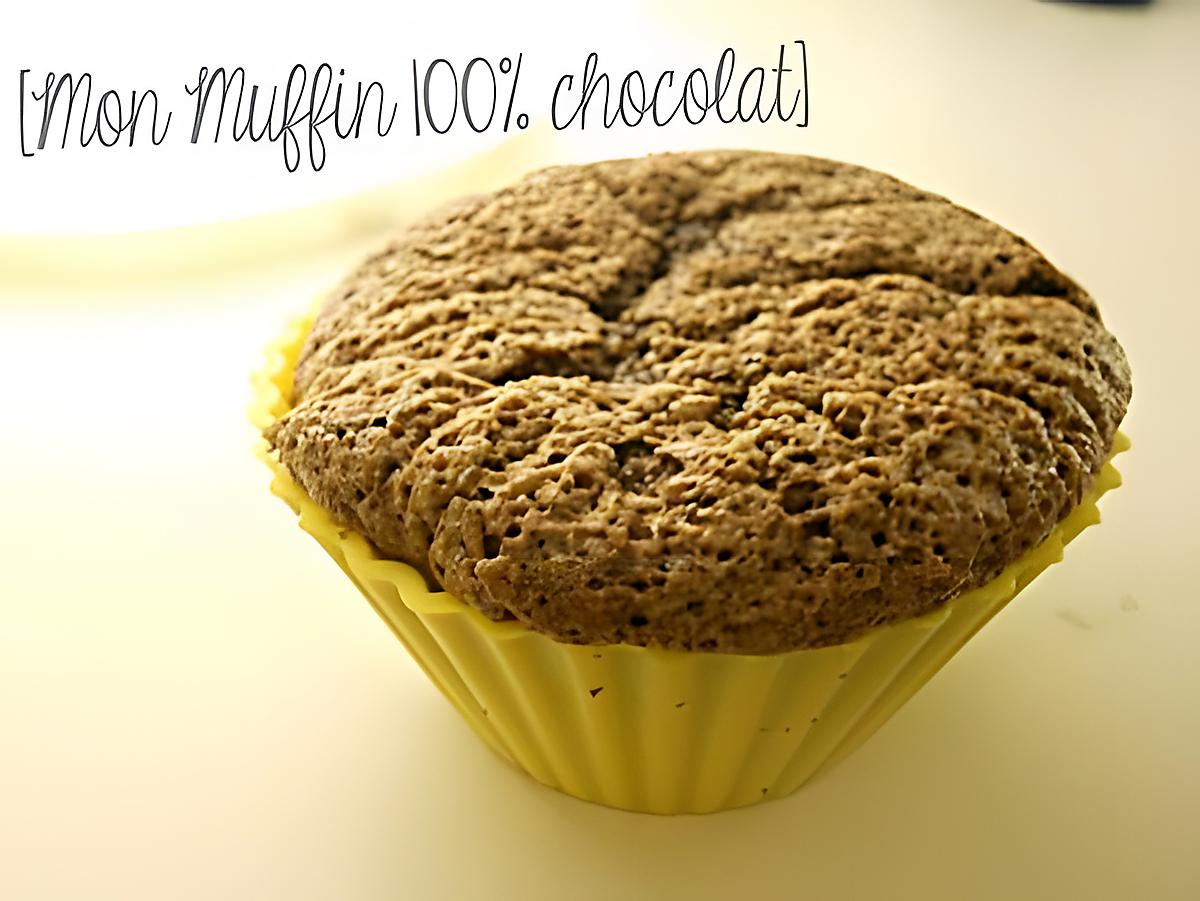 recette Muffin 100% chocolat