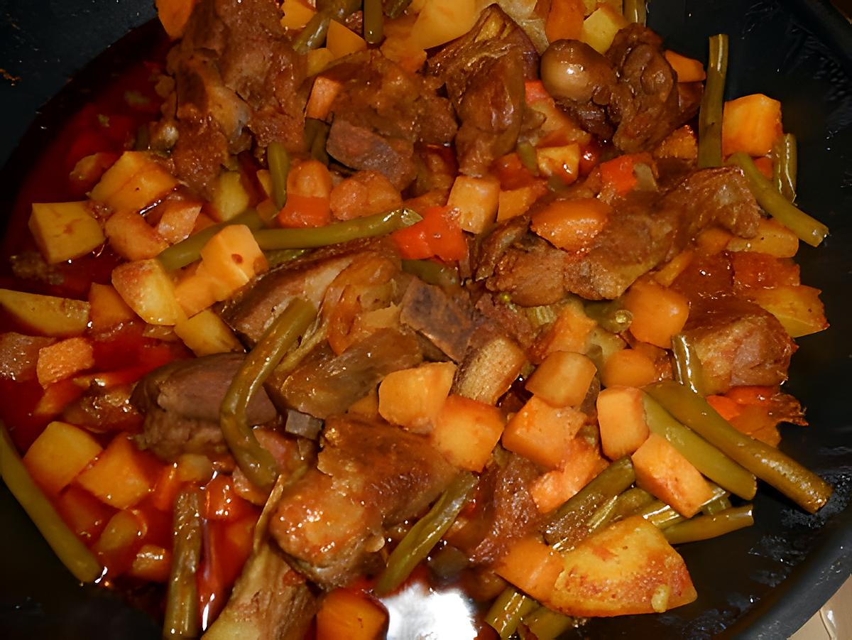 recette Sauté d agneau sauce épicée et légumes d automne