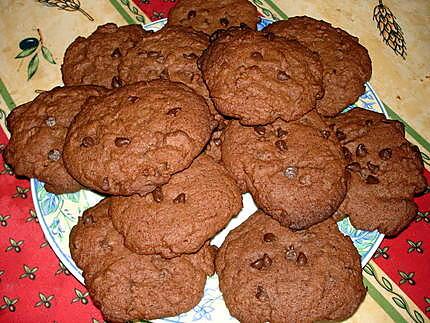 recette cookies au Nesquik et aux pépites de chocolat