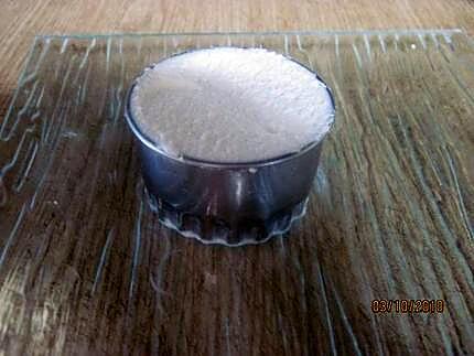 recette Fromage blanc aux framboises et sorbet poires.