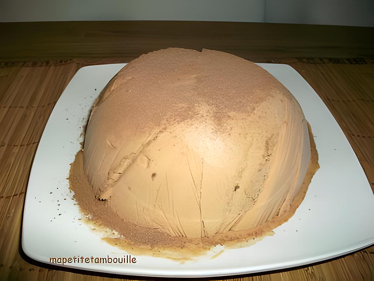 recette bombe glacée à la pralinoise