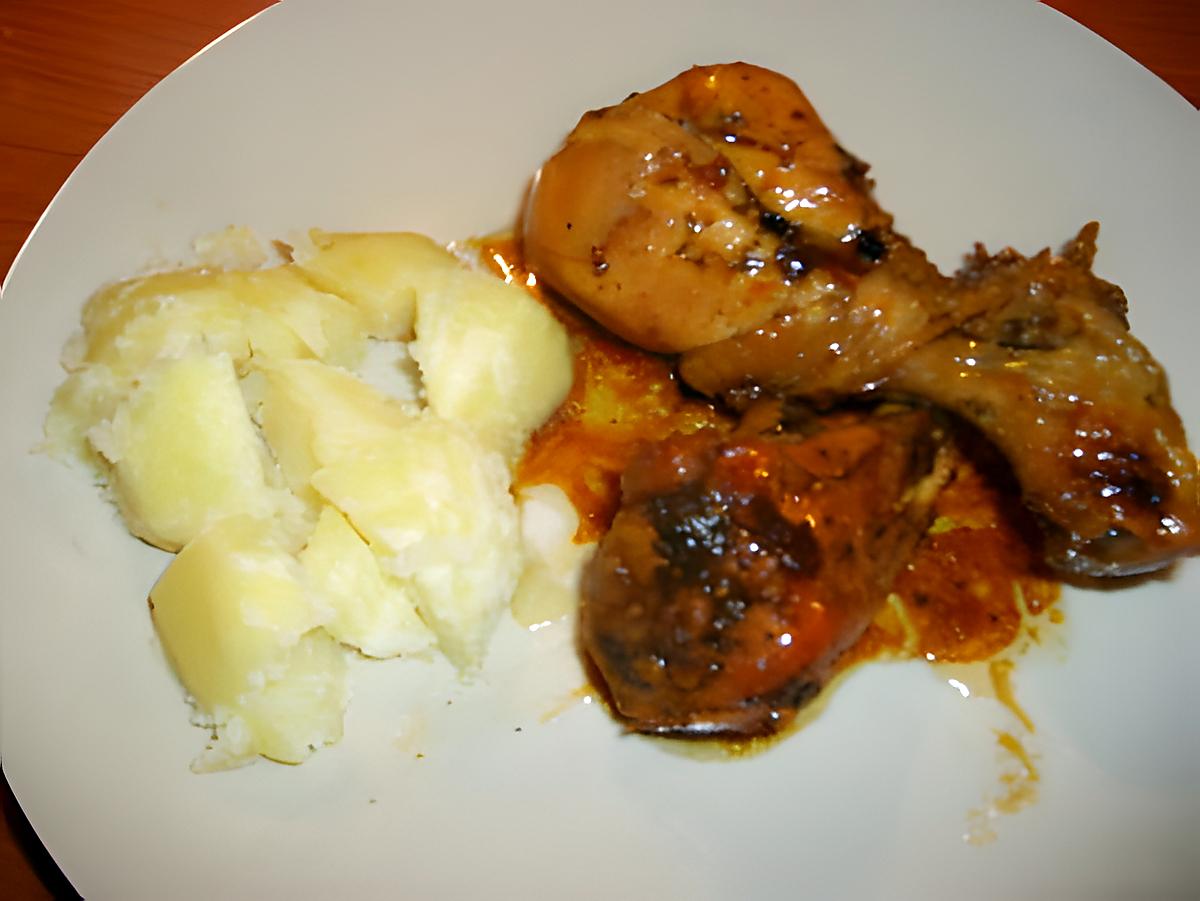 recette Sucré-salé de poulet