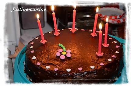 recette Gâteau d'anniversaire à la framboise