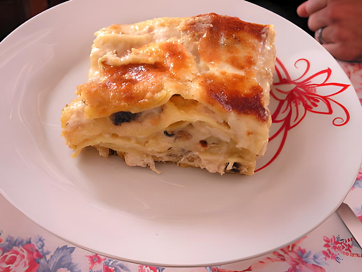 recette lasagne gourmandes au poulet