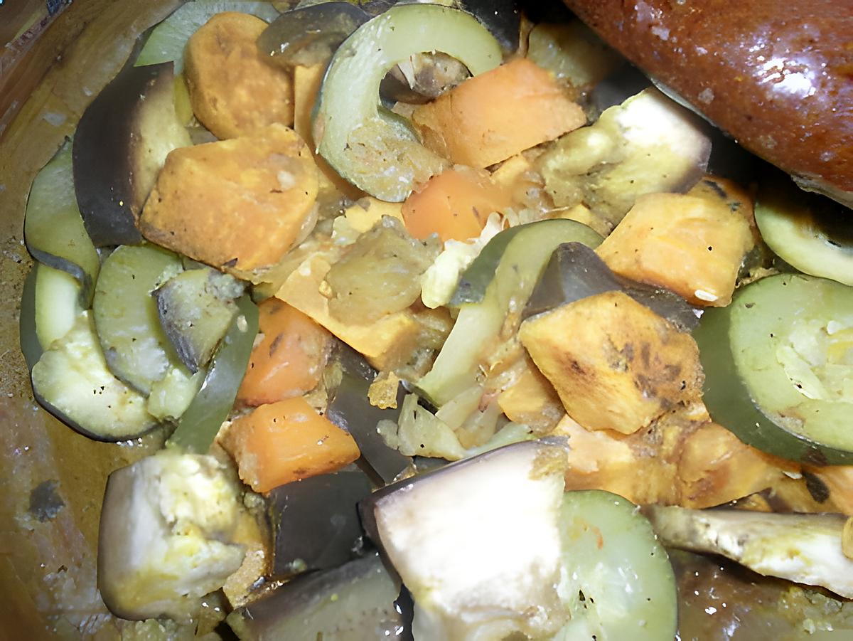recette Tajine de légumes vide frigo