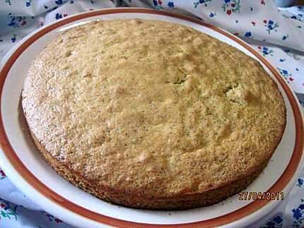 recette Gâteau au pavot bleu et zestes de citrons verts.