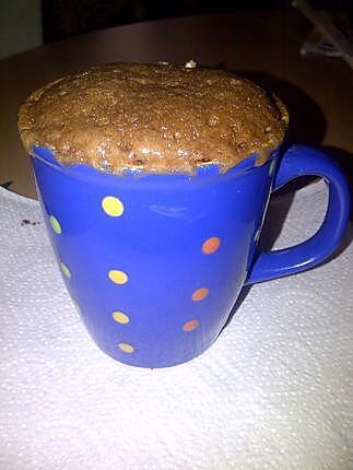 recette Mug cake coeur coulant au micro-onde