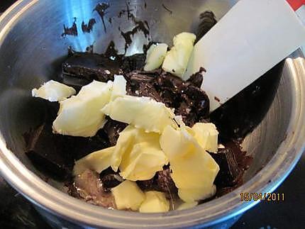 recette Gâteau au chocolat et fruits confits.