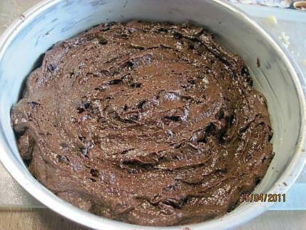 recette Gâteau au chocolat et fruits confits.