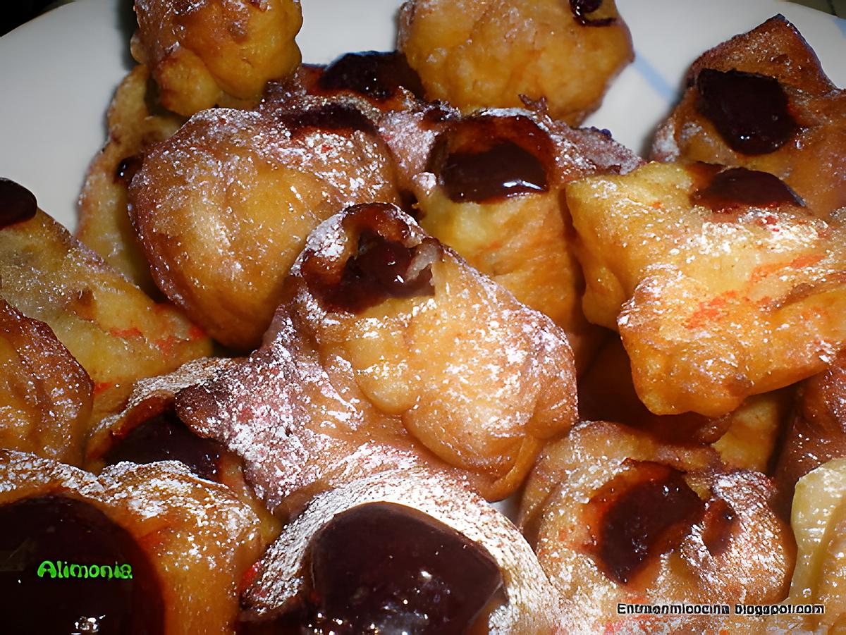 recette BEIGNETS FOURRES AU CHOCOLAT