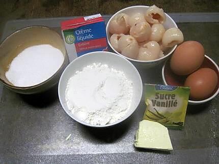 recette Clafoutis aux Lychees.