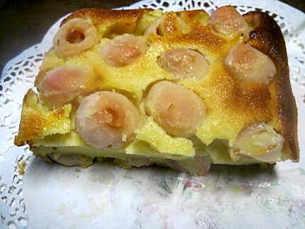 recette Clafoutis aux Lychees.