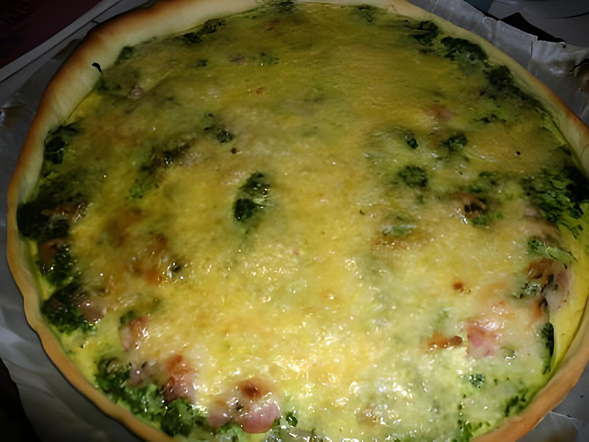 recette QUICHE JAMBON EPINARDS AU SIROP D ERABLE