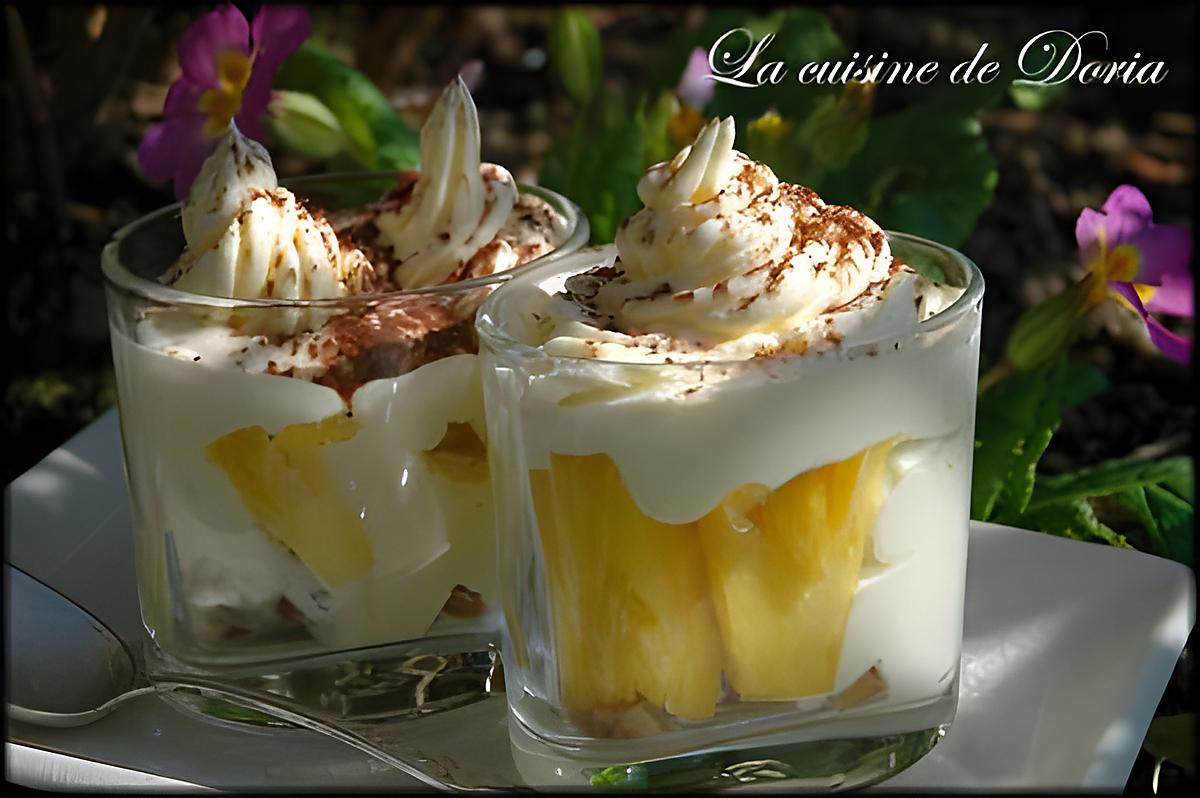 recette Tiramisu ananas